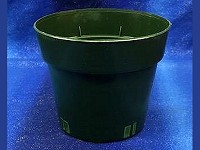 4½" Round Green Pot 3⅝" Tall